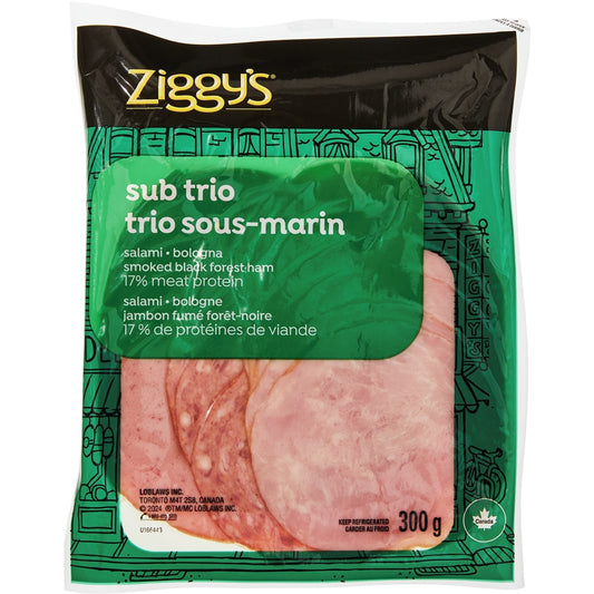 Ziggy's Sub Trio Slices, 300 g