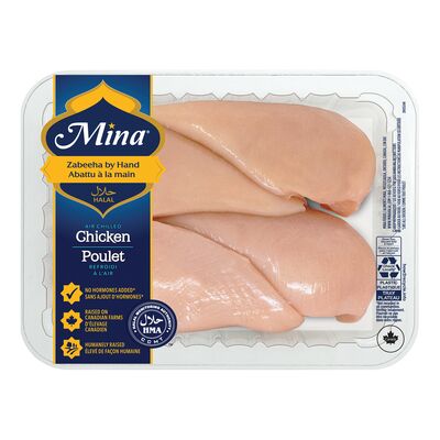 Mina Boneless Skinless Chicken Breast, Approx., 900 g