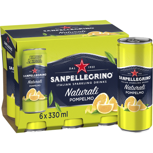 San Pellegrino Naturali Pompelmo, 24 × 330 mL