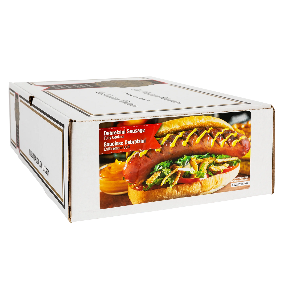 European Quality Meats 7-in Cooked Debreizini Frozen Sausages, 2 × 2.27 kg