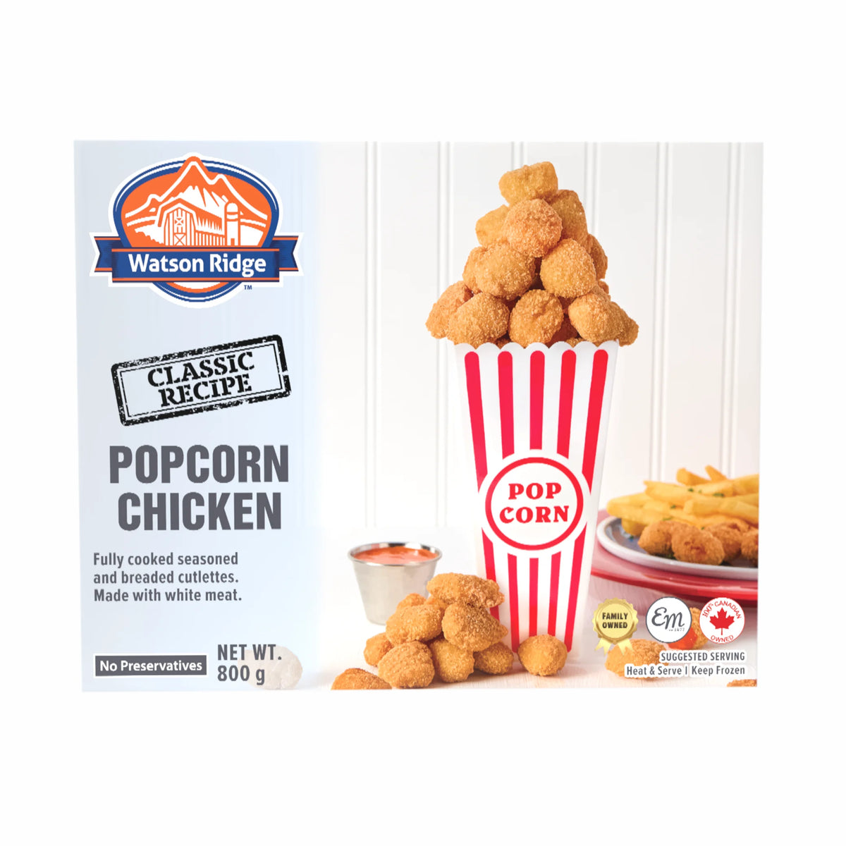 Watson Ridge Popcorn Chicken, 800 g