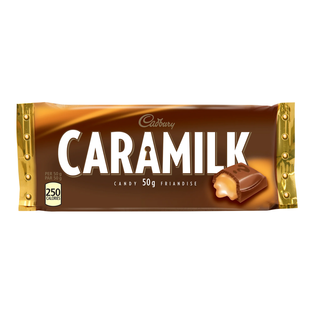 Cadbury Caramilk Chocolate Bars, 48 × 50 g