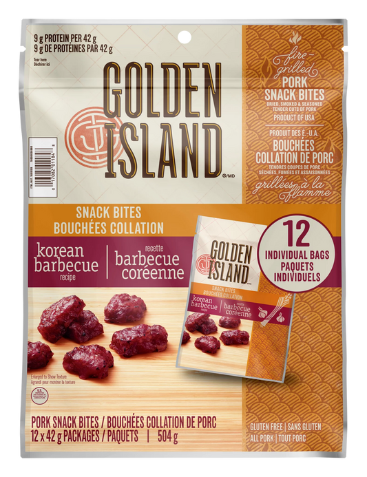 Golden Island Korean BBQ Snack Bites, 12 × 42 g