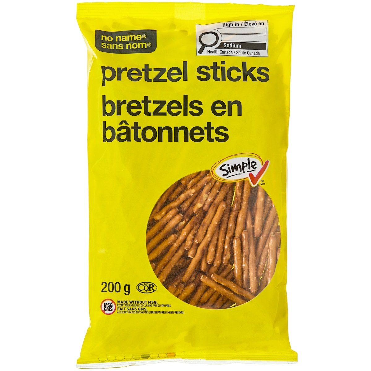 No Name Pretzel Sticks, 200 g