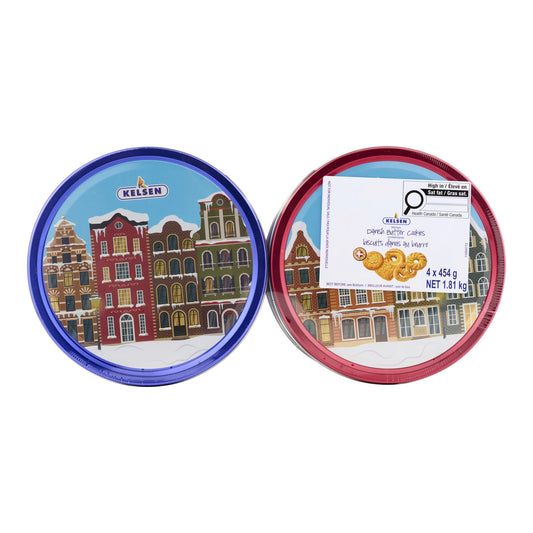 Kelsen Danish Butter Cookies, 4 × 0.45 kg