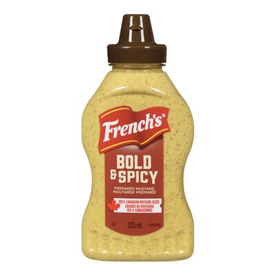 French's Deli Style Bold'N Spicy Prepared Mustard, 325 mL