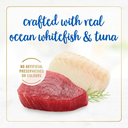 Fancy Feast Pate Ocean Whitefish & Tuna Wet Cat Food, 85 g