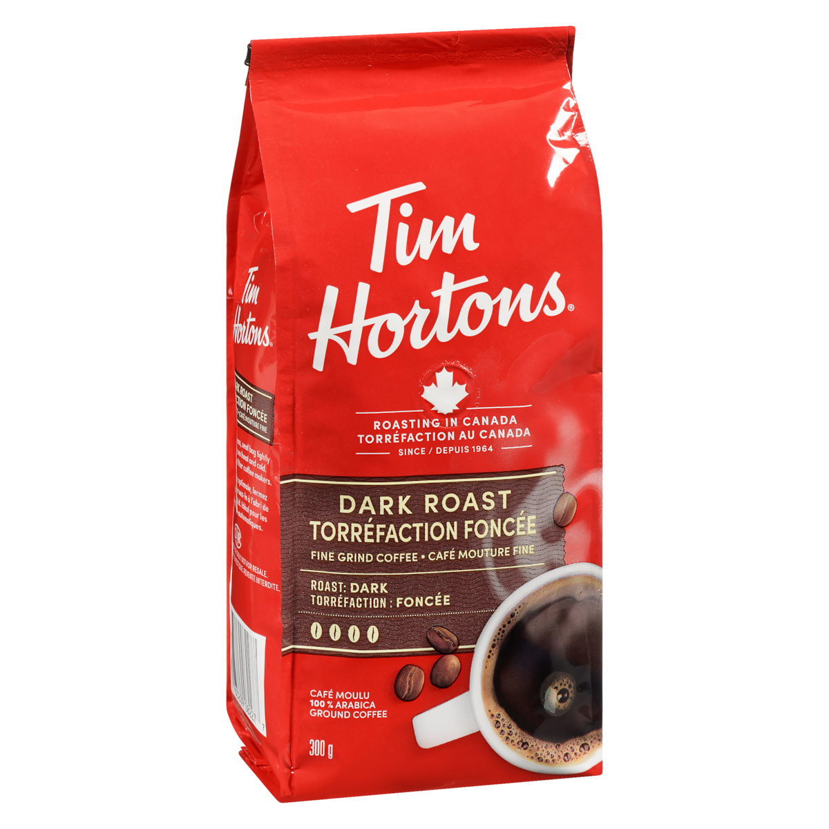 Tim Hortons Dark Roast Coffee, 300 g