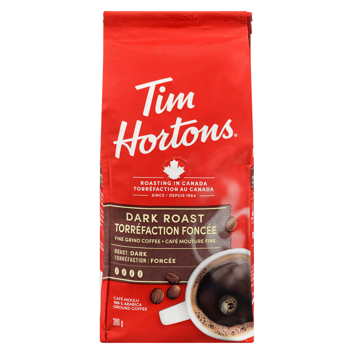 Tim Hortons Dark Roast Coffee, 300 g