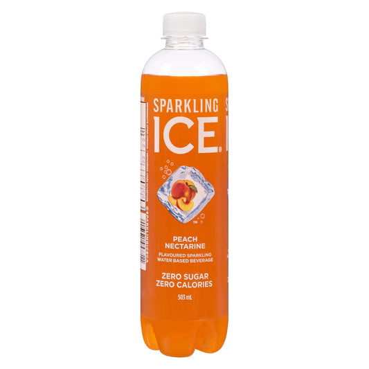 Sparkling Ice Peach Nectarine Sparkling Water, 503 mL