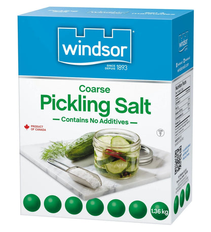 Windsor Coarse Pickling & Canning Salt, 1.36 kg