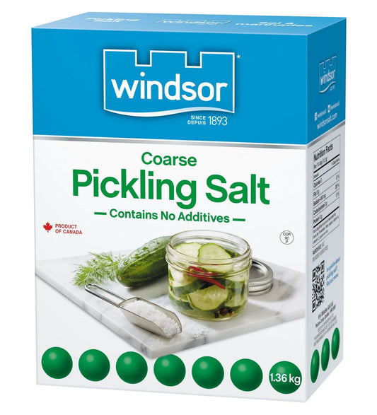Windsor Coarse Pickling & Canning Salt, 1.36 kg