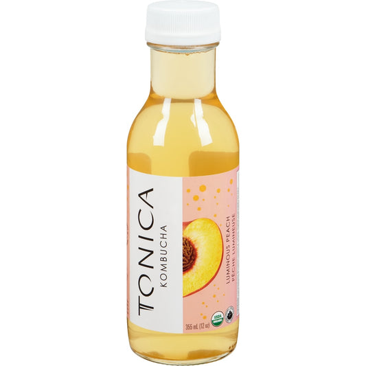 Tonica Kombucha Peach, 355 mL