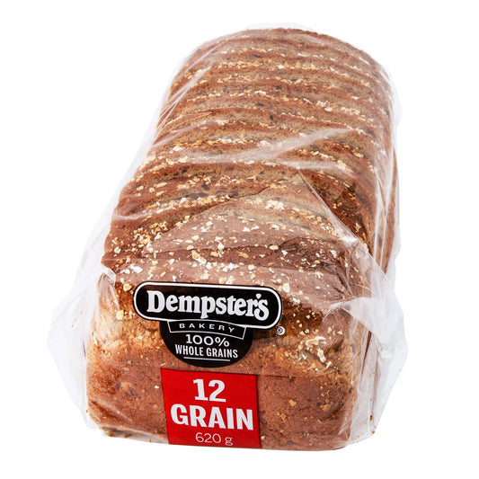 Dempster's 100% Whole Grain 12 Grain Bread, 3 × 620 g