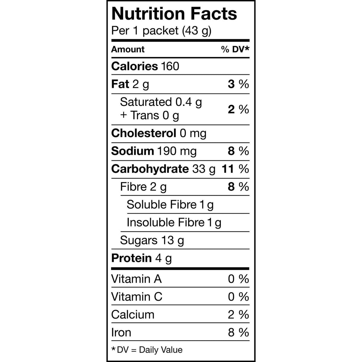 Quaker Maple & Brown Sugar Flavour Instant Oatmeal, 774 g