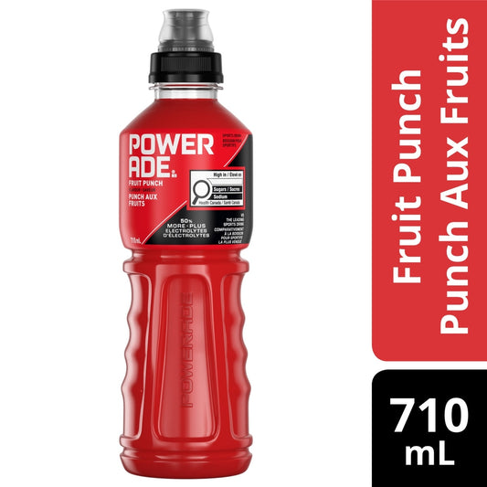 Powerade Fruit Punch Sports Drink, 710 mL