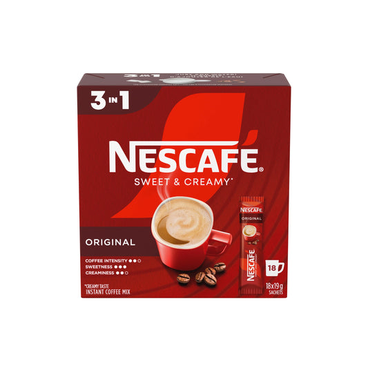 NESCAFÉ Sweet & Creamy Instant Coffee Mix Sachets, 341 g