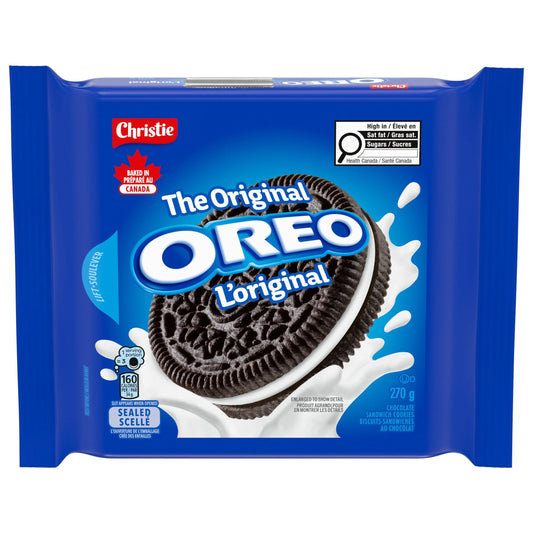 Oreo Original Chocolate Sandwich Cookies, 270 g