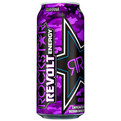 Rockstar Revolt Killer Grape Energy Drink, 473 mL