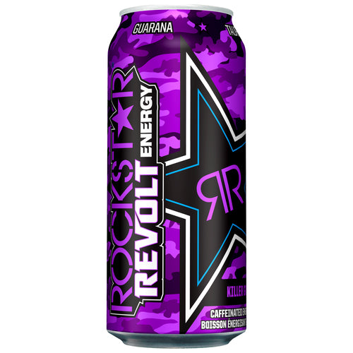 Rockstar Revolt Killer Grape Energy Drink, 473 mL