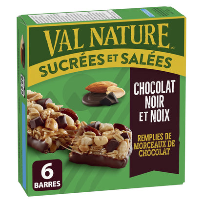 Nature Valley Sweet & Salty Nut Granola Bars, Dark Chocolate, 6 Bars, 210 g