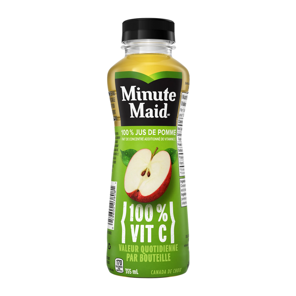 Minute Maid Apple Juice, 12 × 355 mL