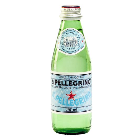 San Pellegrino Carbonated Mineral Water, 24 × 250 mL