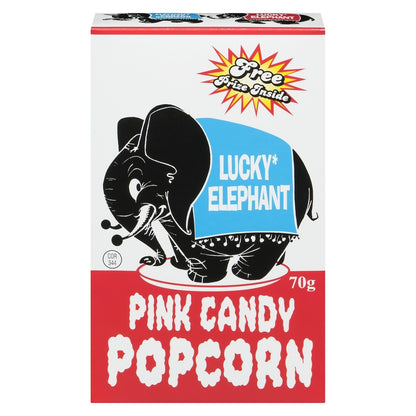 Lucky Elephant Pink Candy Popcorn, 70 g