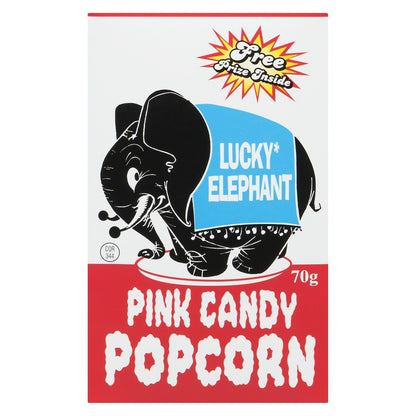 Lucky Elephant Pink Candy Popcorn, 70 g