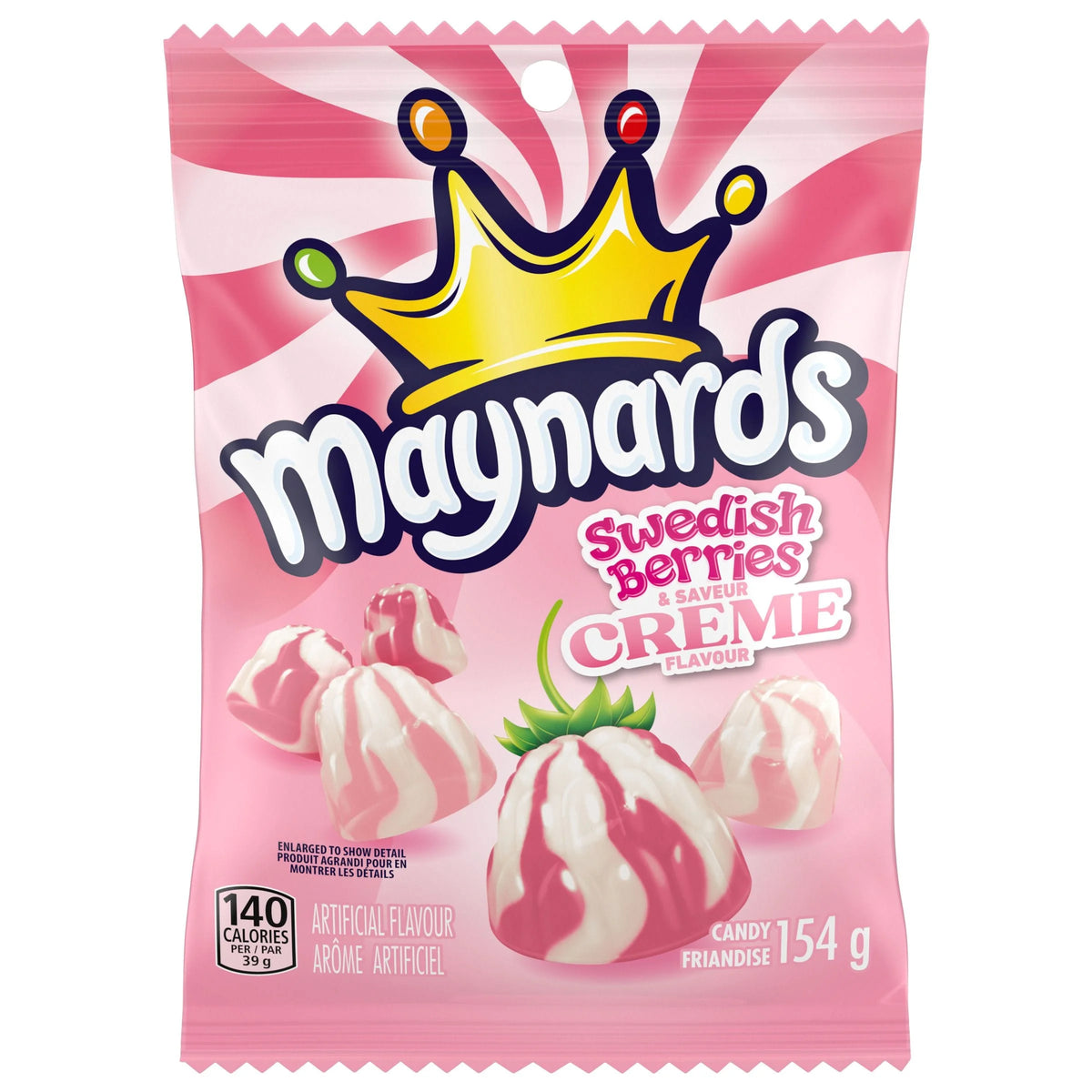 Maynards Swedish Berries and Crème Candy, 154 g