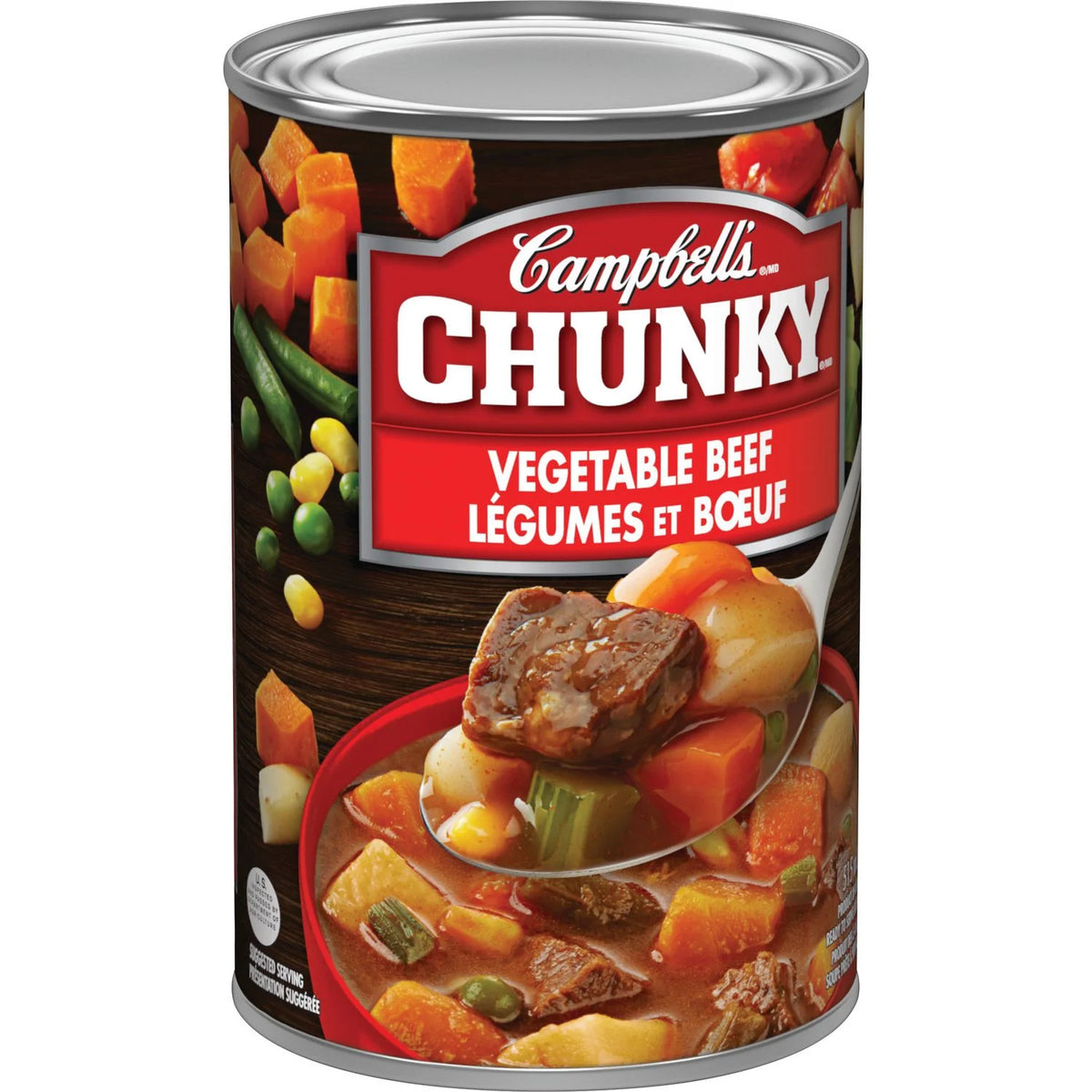 Campbell's Chunky Vegetable Beef Ready to Serve Soup, 515 mL