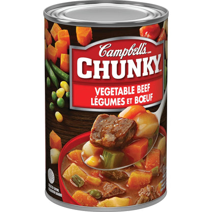Campbell's Chunky Vegetable Beef Ready to Serve Soup, 515 mL