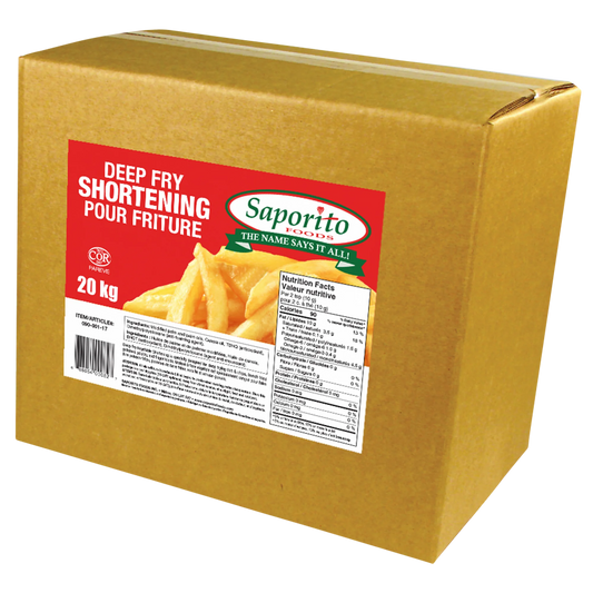 Saporito Flavourless Deep Fry Shortening, 20 kg