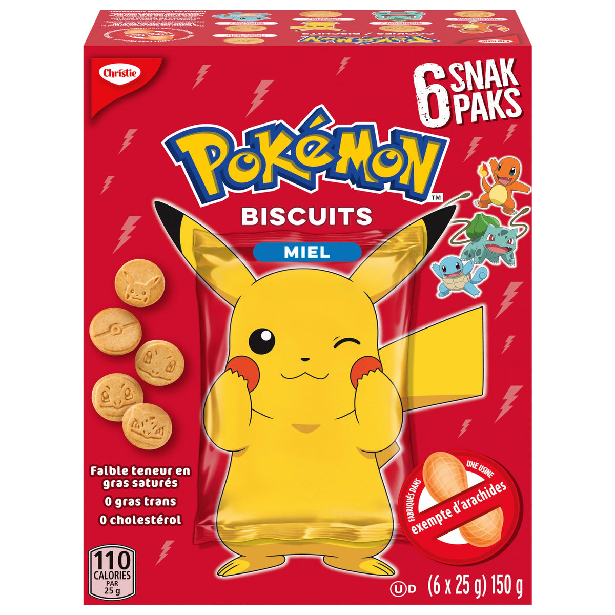 Christie Pokemon Honey Cookies, 150 g