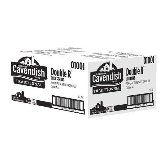 Cavendish Farms Double R Quick Prep Shoestring Fries, 6 × 2.04 kg
