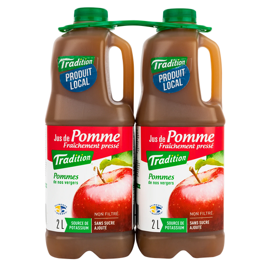 Tradition Sweet Apple Cider, 2 × 2 L
