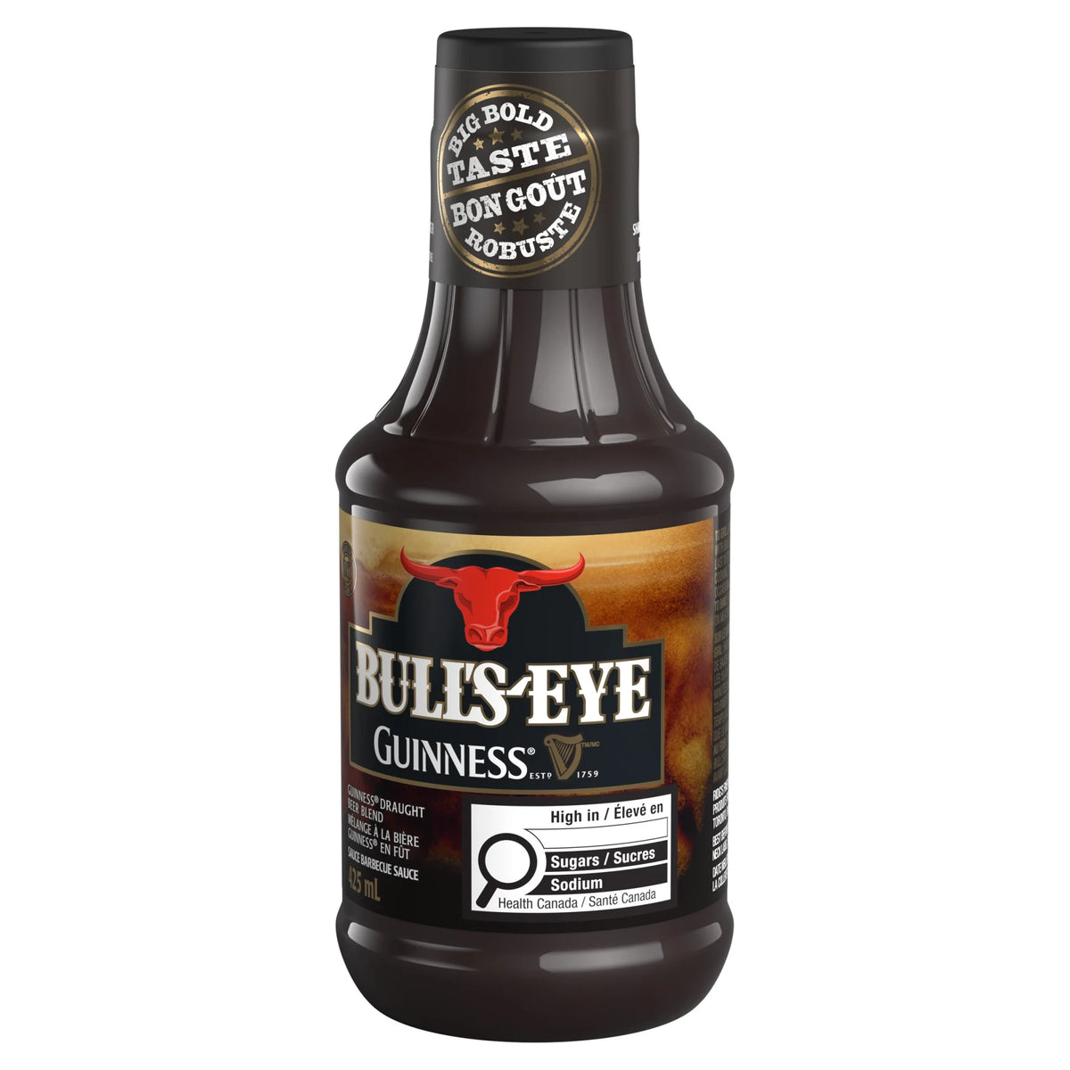 Bull's-Eye Guinness Draught Beer Blend BBQ Sauce, 425 mL