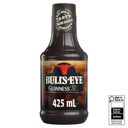 Bull's-Eye Guinness Draught Beer Blend BBQ Sauce, 425 mL