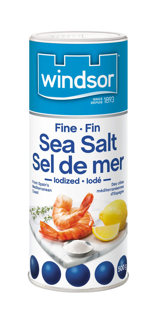 Windsor Iodized Fine Sea Salt, 500 g