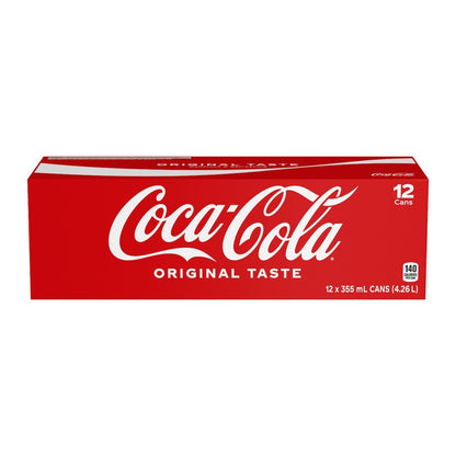 Coca-Cola Cola Fridge Pack Cans, 12 × 355 mL