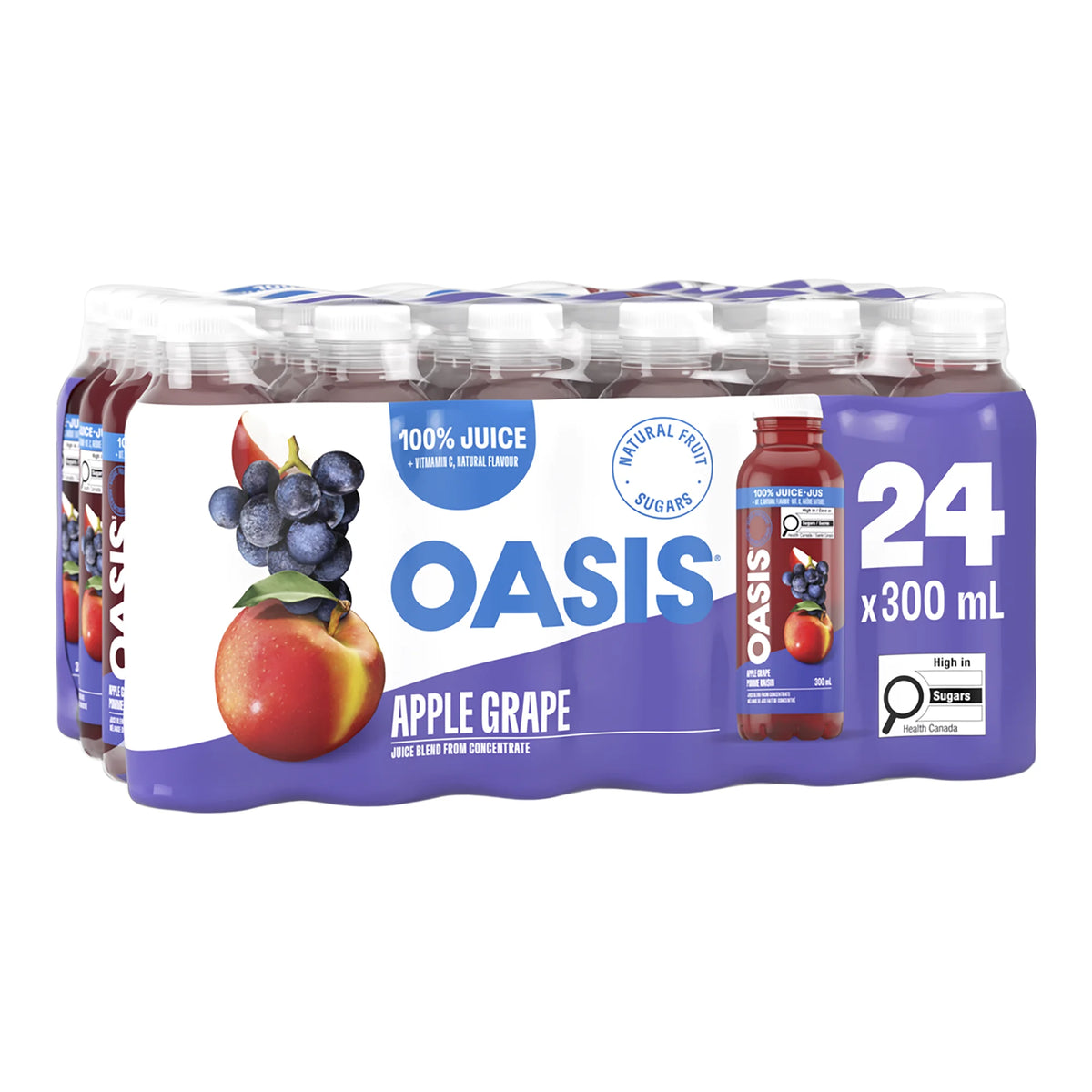 Oasis Apple-Grape Juice, 24 × 300 mL