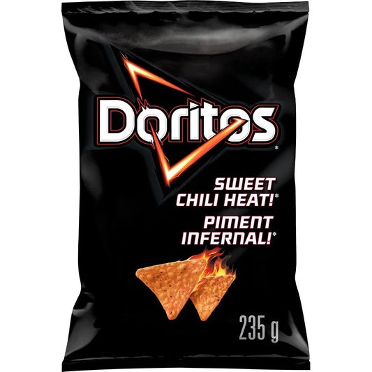 Doritos Sweet Chili Heat! Flavoured Tortilla Chips, 235 g