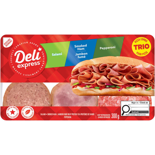 Deli Express Pizza Deli Meat Variety Pack, 300 g