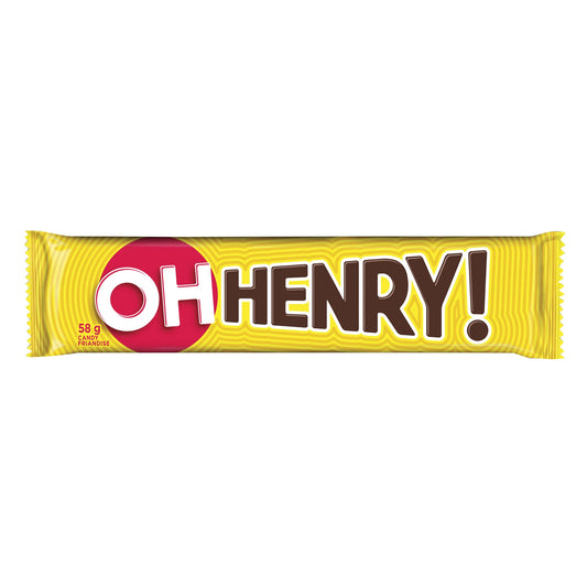 Oh Henry! Chocolate Bars, 24 × 58 g