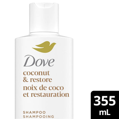 Dove Coconut & Restore Bio-Protein Care Shampoo with Coconut Oil, 355 mL