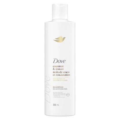 Dove Coconut & Restore Bio-Protein Care Shampoo with Coconut Oil, 355 mL