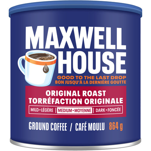 Maxwell House Original Roast Ground Coffee, 864 g