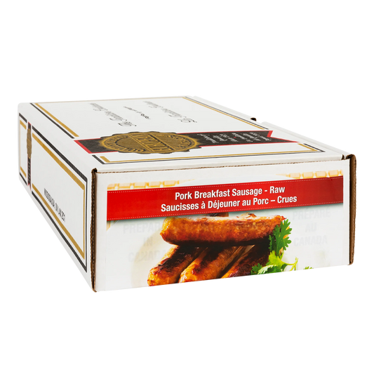 European Quality Meats Frozen Pork Breakfast Sausage, 120 × 38 g