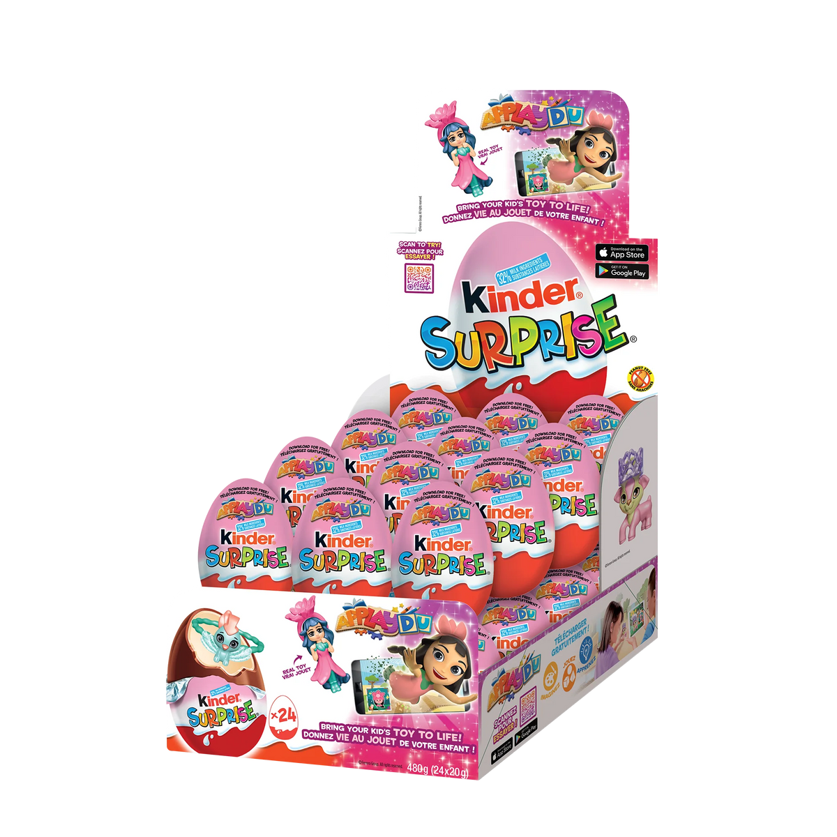 Kinder Surprise Pink Chocolate Eggs, 24 × 20 g