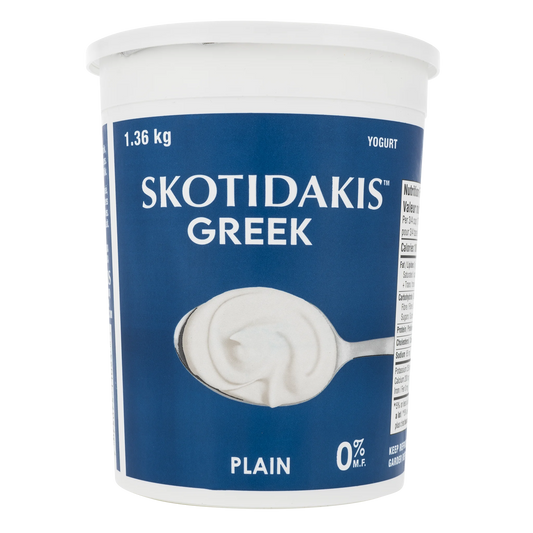 Skotidakis 0% Plain Greek Yogurt, 1.36 kg